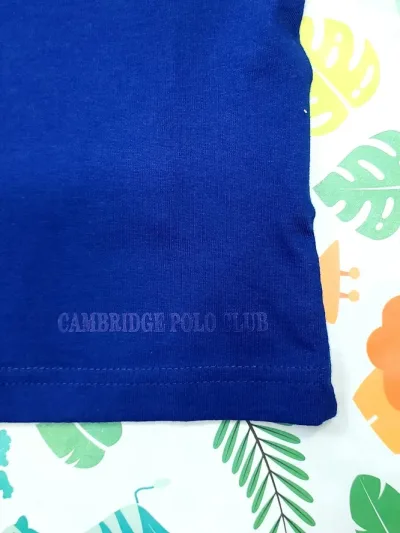 Camiseta Cambrige Polo para niño color azul