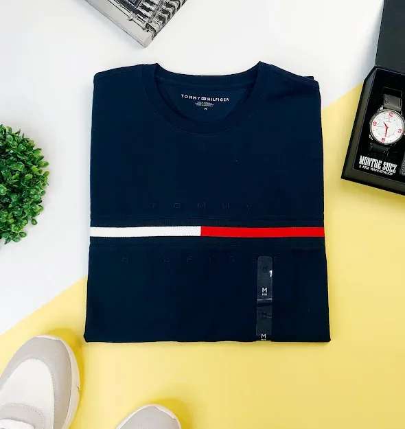 Camiseta Tommy Hilfiger para caballero color azul
