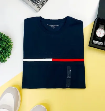 Camiseta Tommy Hilfiger para caballero color azul