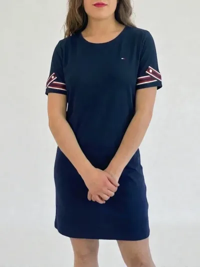 Vestido Tommy Hilfiger para dama A4DA1926 SYZ COLOR AZUL