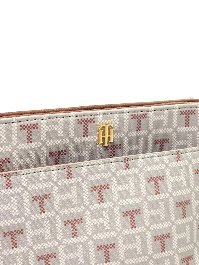 Bolso Tommy Hilfiger para dama color café y beige
