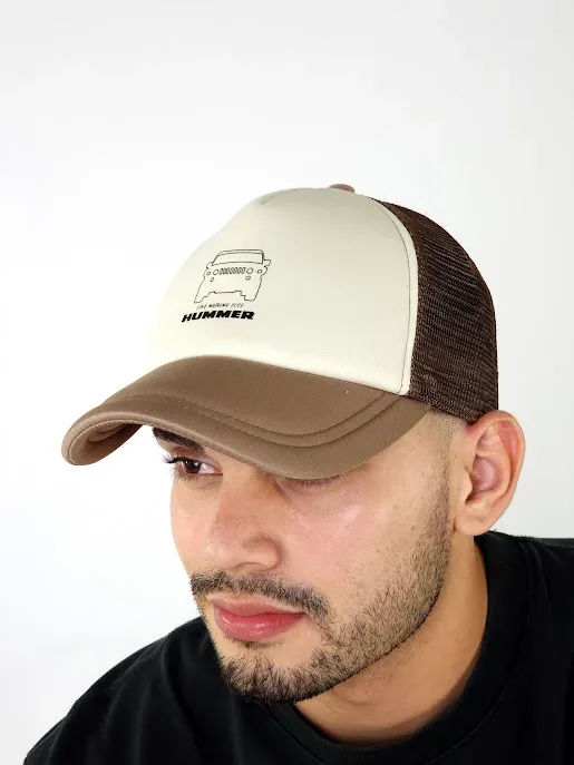 Gorra Hummer para caballero color café