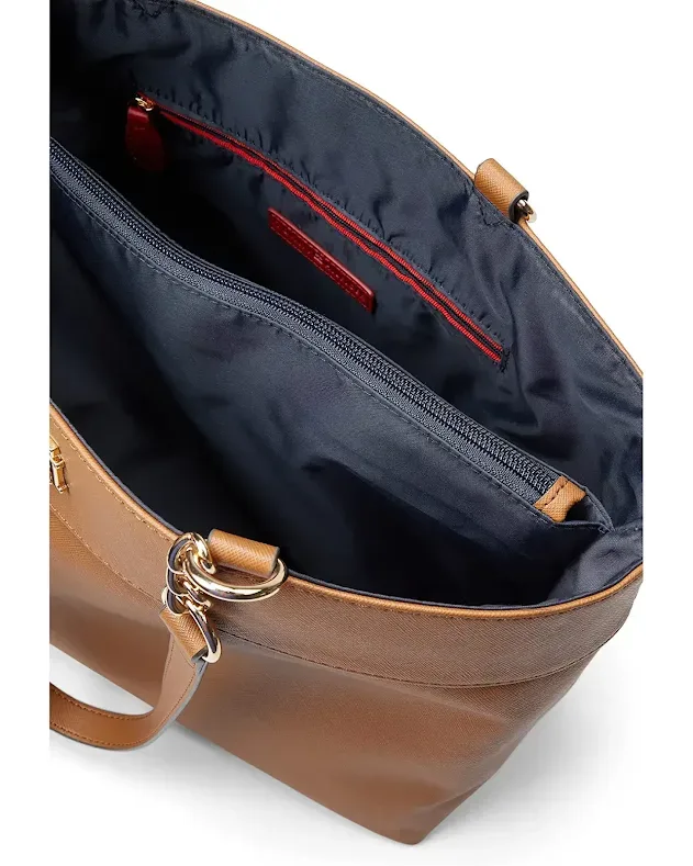 Bolso de hombro Tommy Hilfiger para dama color café