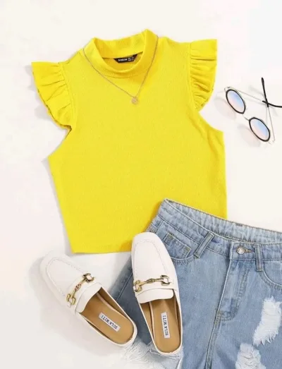 Blusa para dama color amarillo