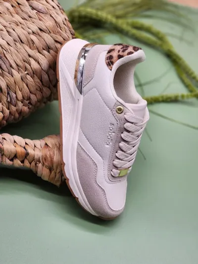 Tennis Sabata para dama swift-2502 BEIGE
