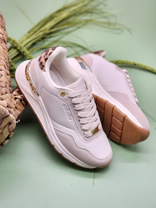 Tennis Sabata para dama swift-2502 BEIGE