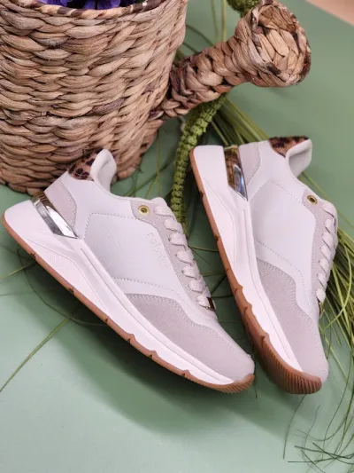 Tennis Sabata para dama swift-2502 BEIGE