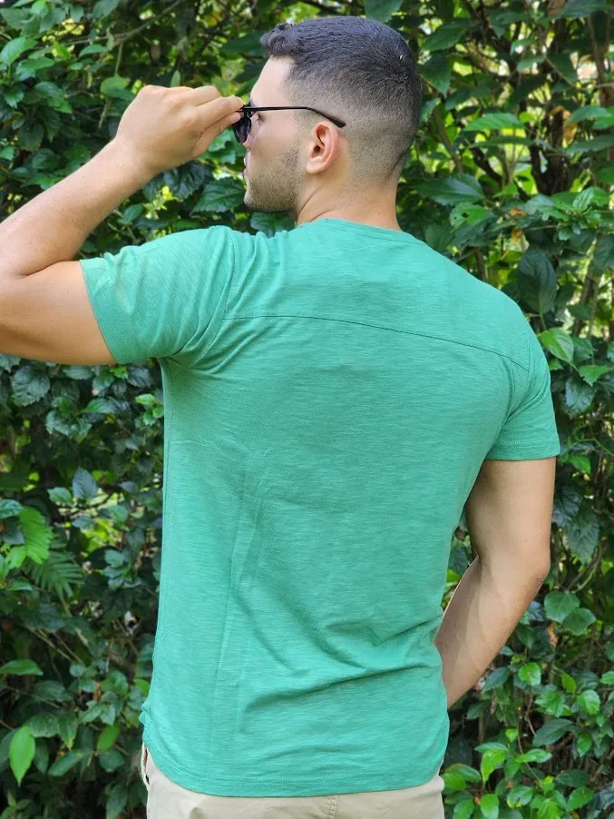 Camiseta Hummer para caballero color verde