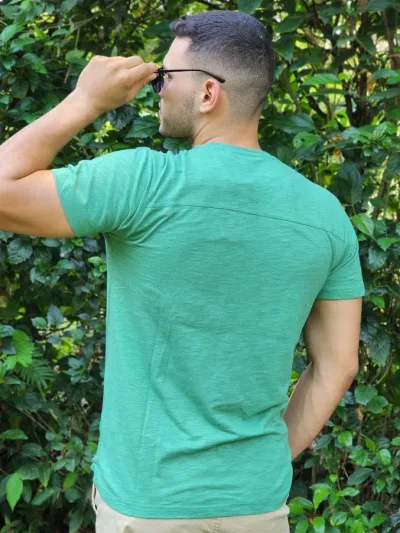 Camiseta Hummer para caballero color verde