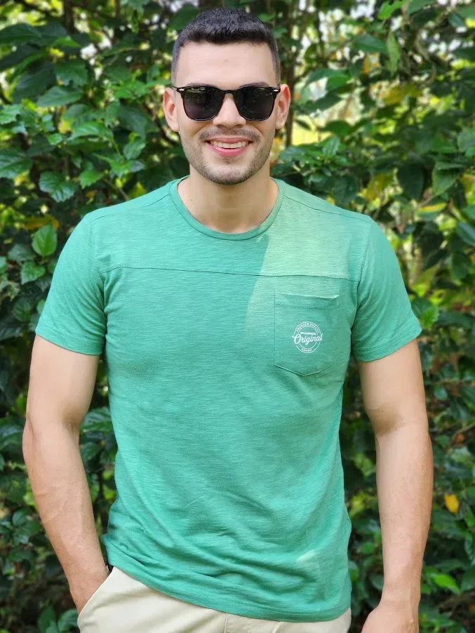 Camiseta Hummer para caballero color verde