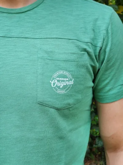 Camiseta Hummer para caballero color verde