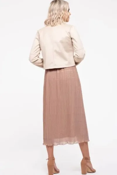 Jacket para dama color beige