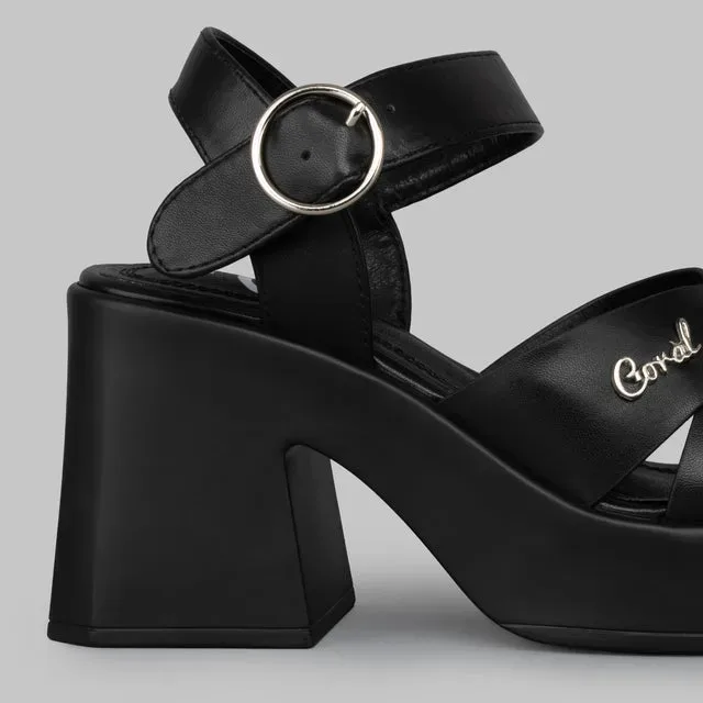 Sandalias Coral BELLAGIO 2 BLACK para Dama