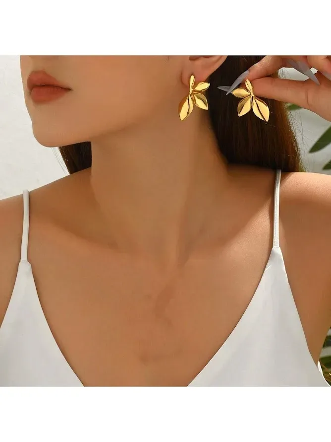 Aretes dama - Flor