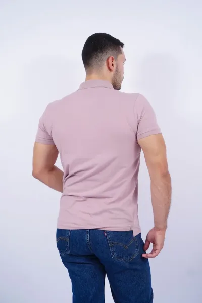 Camiseta Cambrige Polo Club para caballero color palo rosa