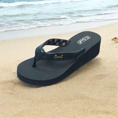 Sandalias Coral COCLES ALL BLACK para Dama