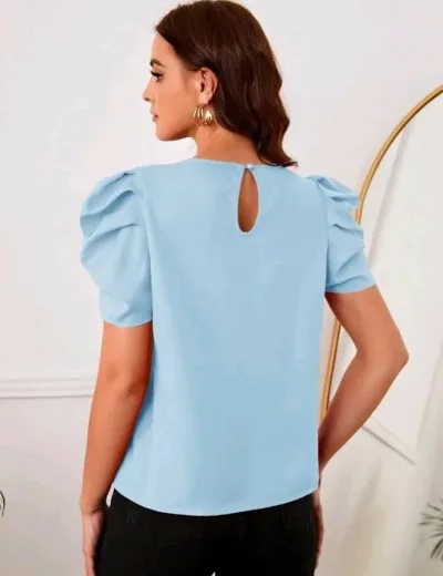 Blusa para dama color celeste
