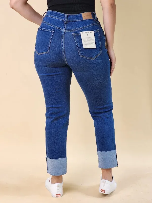Jeans Estivaneli para dama MZFW-43505 COLOR AZUL