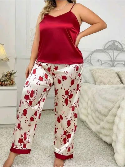Pijama para Dama color vino