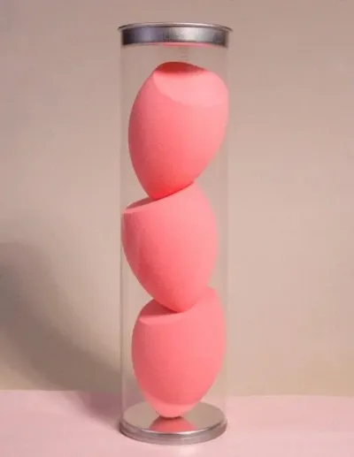 Esponjas de maquillaje color rosa