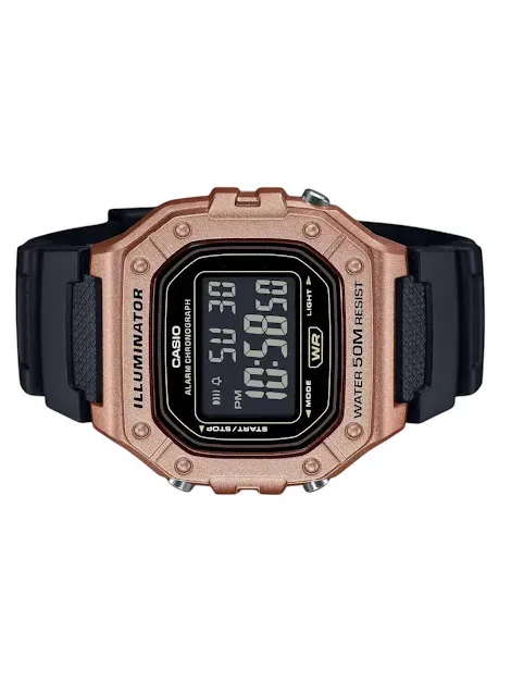 Reloj Casio Unisex W-218HM-5BVDF COLOR NEGRO