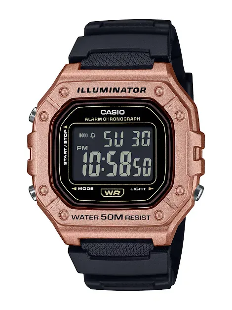 Reloj Casio Unisex W-218HM-5BVDF COLOR NEGRO