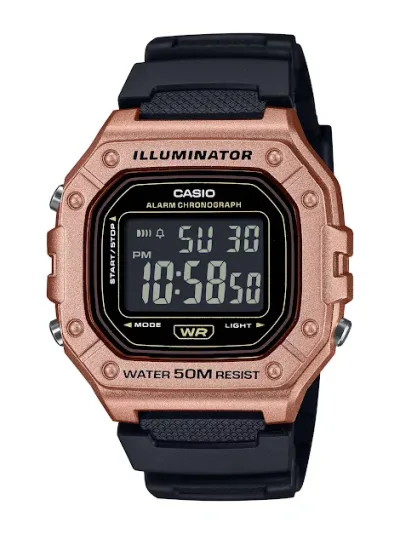 Reloj Casio Unisex W-218HM-5BVDF COLOR NEGRO
