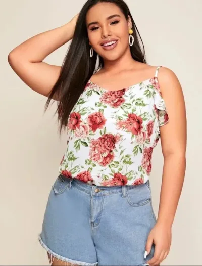 Blusa para dama diseño floral