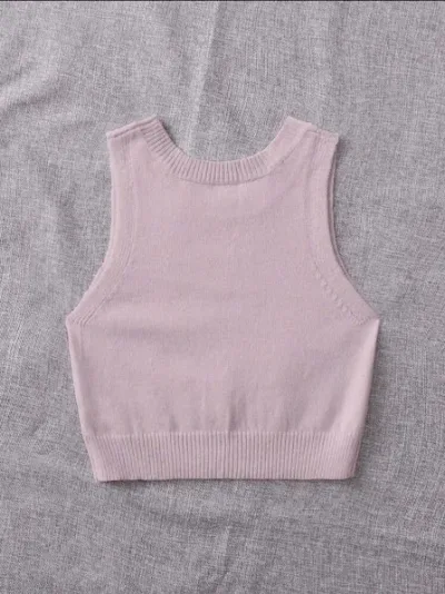 Crop top para dama color rosa
