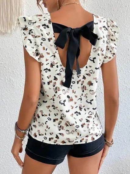 Blusa estampado de Leopardo para Dama.