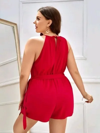 Enterizo para Dama color rojo.
