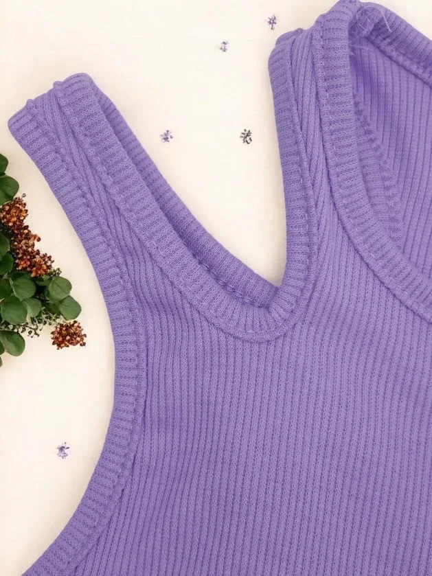 Blusa para niña color lila