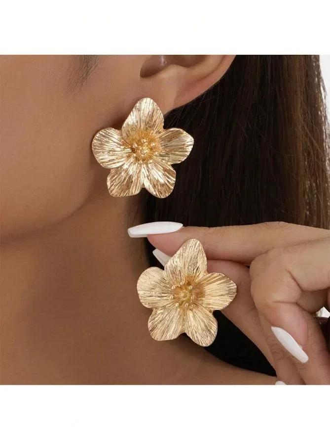 Aretes dama -Flor