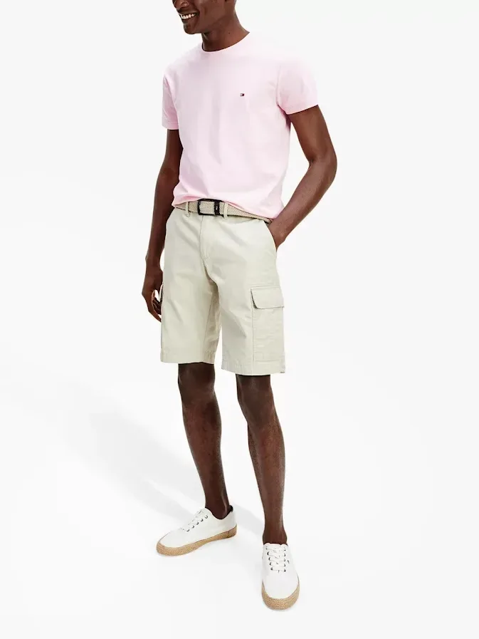 Camiseta Tommy Hilfiger para caballero color rosa