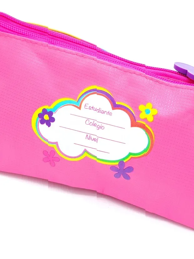 Cartuchera de Paw Patrol color rosado
