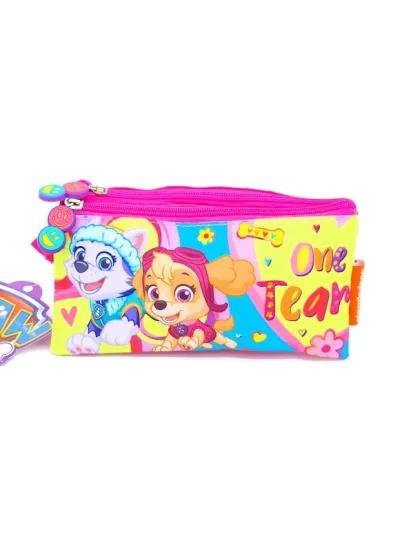 Cartuchera de Paw Patrol color rosado