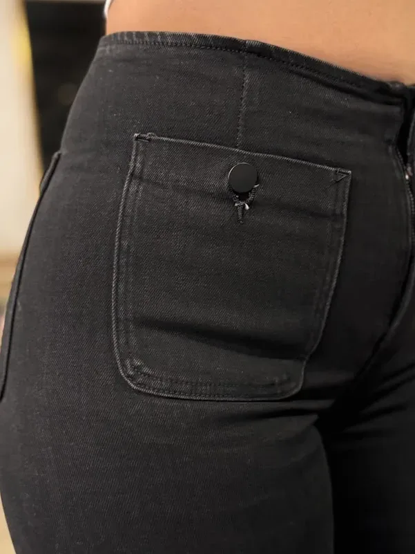 Jeans Psycho Sixteen para dama PW1208 COLOR NEGRO