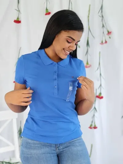 Camiseta Tommy Hilfiger para dama color azul
