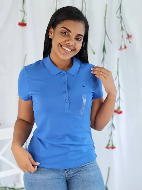 Camiseta Tommy Hilfiger para dama color azul