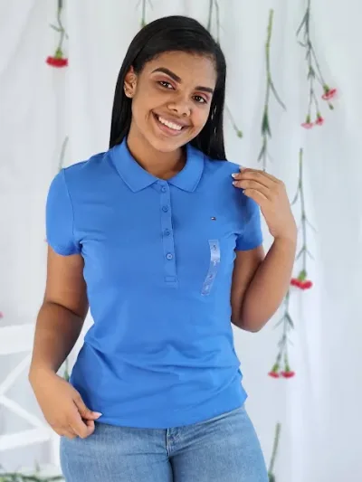 Camiseta Tommy Hilfiger para dama color azul