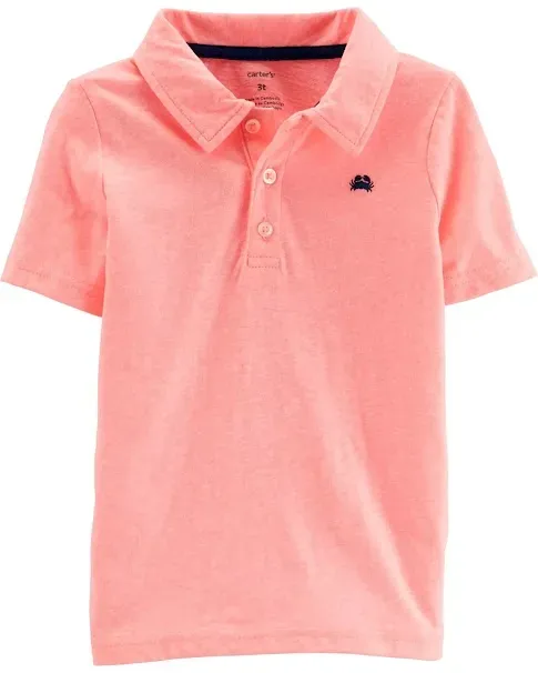 Camiseta para niño Carter's color salmón