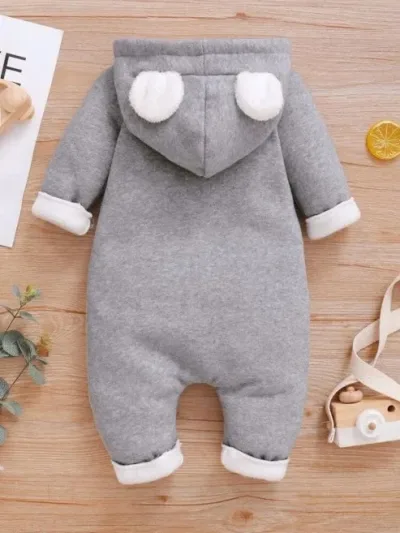 Pijama entera para niño color gris