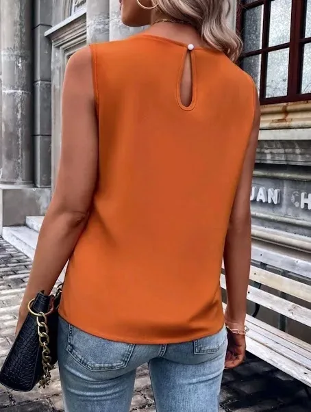 Blusa para dama color naranja