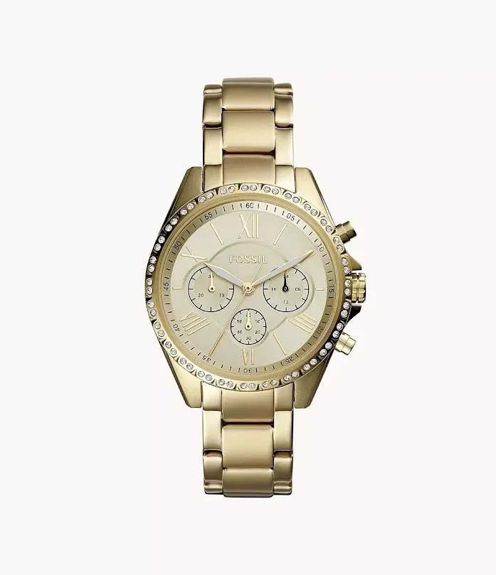 Reloj Fossil color dorado para dama