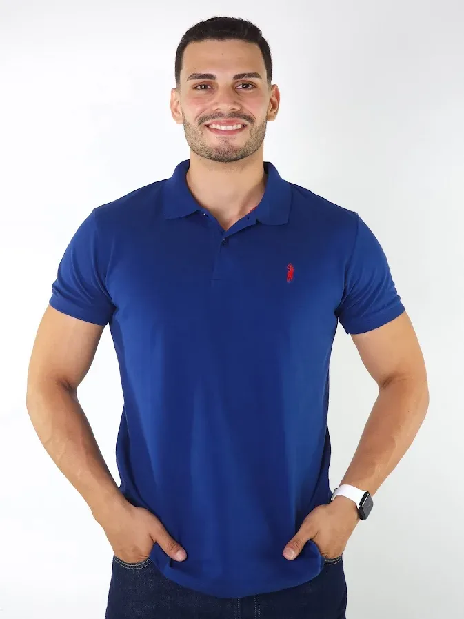 Camiseta Cambrige Polo Club para Caballero color azul