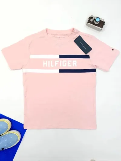 Cartera Tommy Hilfiger para niño color rosa