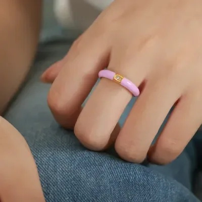 Anillo de Acero de titanio