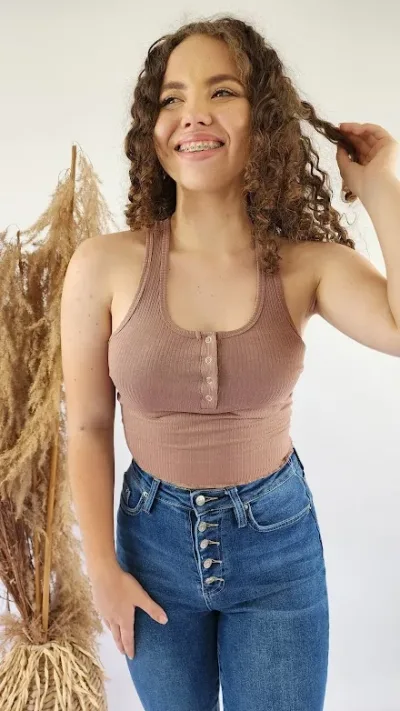 Blusa para dama color café
