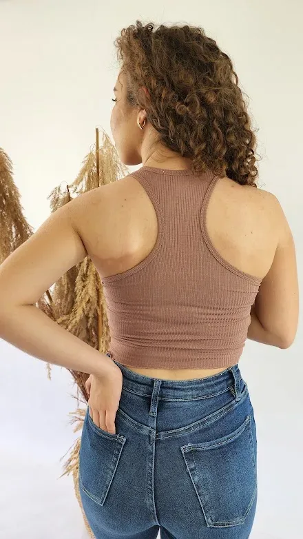 Blusa para dama color café
