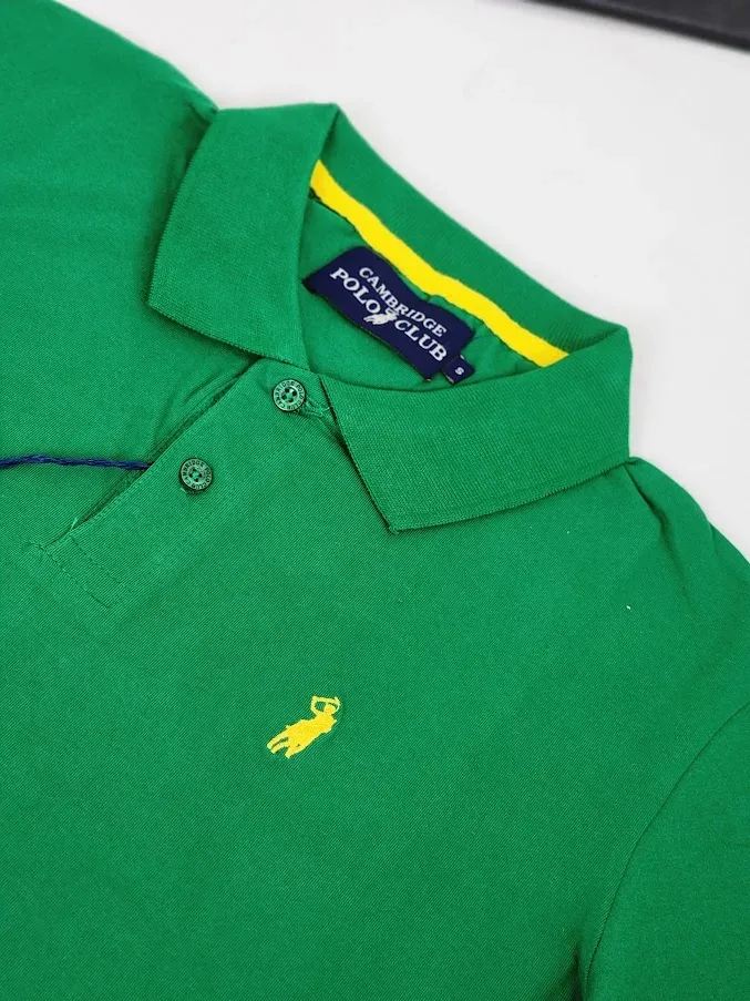 Camiseta Cambrige Polo Club para Caballero color verde